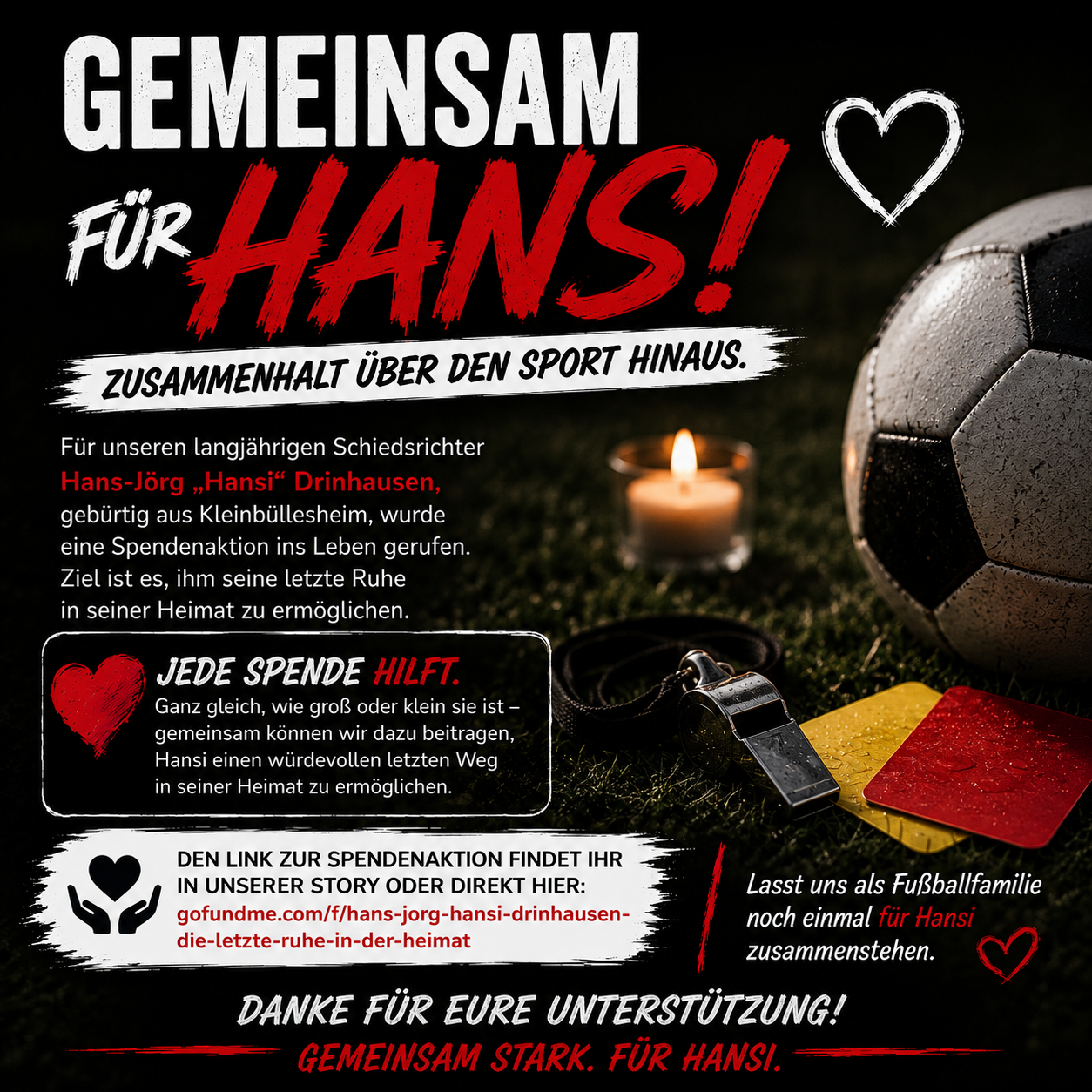 Gemeinsam für Hansi – Spendenaufruf